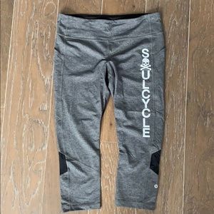 Lululemon SoulCycle crops